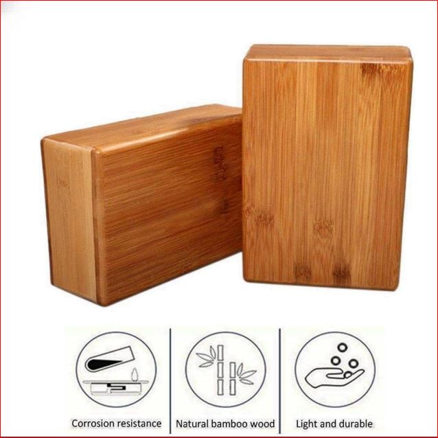 Yoga Brick | Neem Wood Block | Natural Wood color| 3 in x 5 in x 9 in(L x W x H)