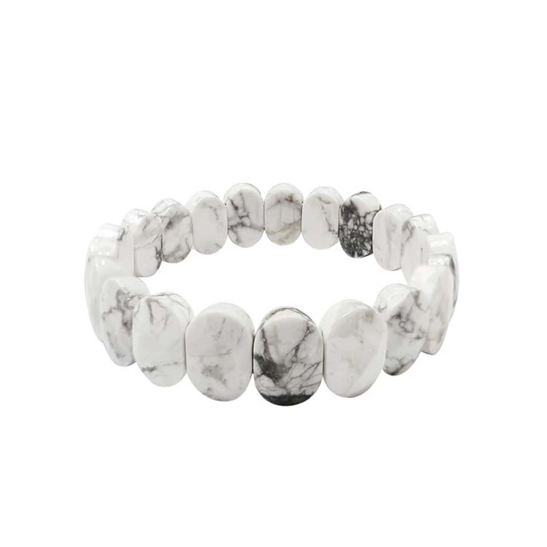 Faceted Stone Bracelet :- Capsule Shape