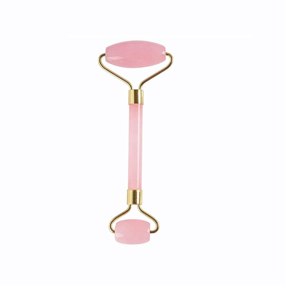 PINK Rose Quartz Facial Massage Roller