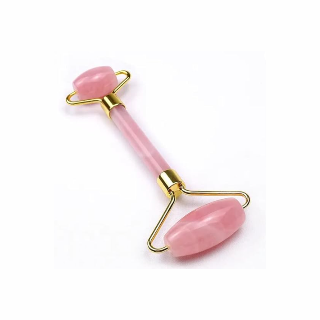 PINK Rose Quartz Facial Massage Roller