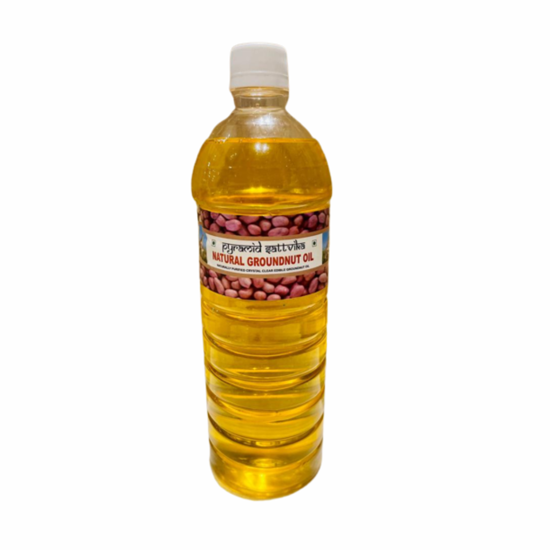 Pyramid Sattvika NATURAL GROUNDNUT OIL - 500 ml