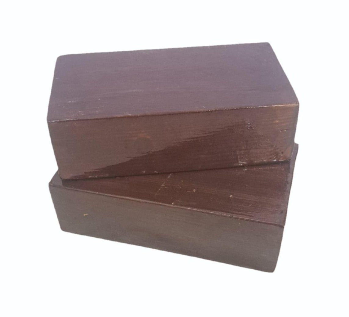 Yoga Brick | Neem Wood Block | 3 in x 5 in x 9 in(L x W x H)