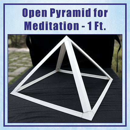 Open Pyramid for Meditation - 1 ft – thestore@pyramidvalley