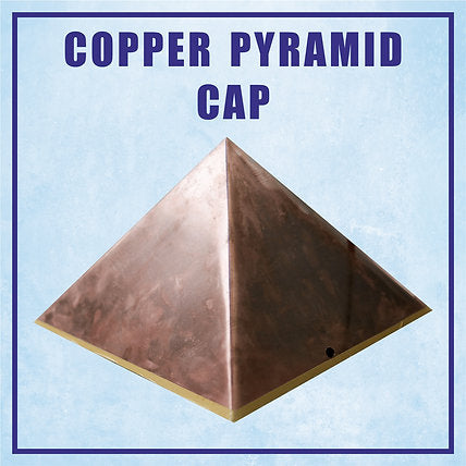 Copper Pyramid Head Cap for Meditation - 1 piece