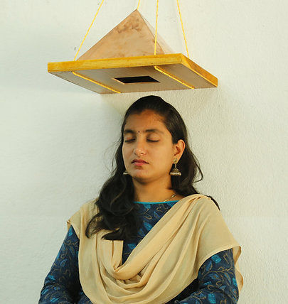 Hanging Faed Pyramid Sign Copper Hanging Pyramids – thestore@pyramidvalley