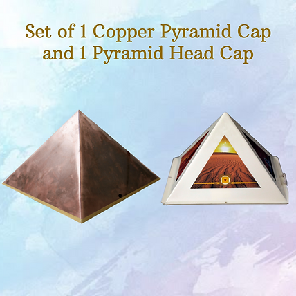 Set of 1 Copper and 1 Pyramid Head cap
