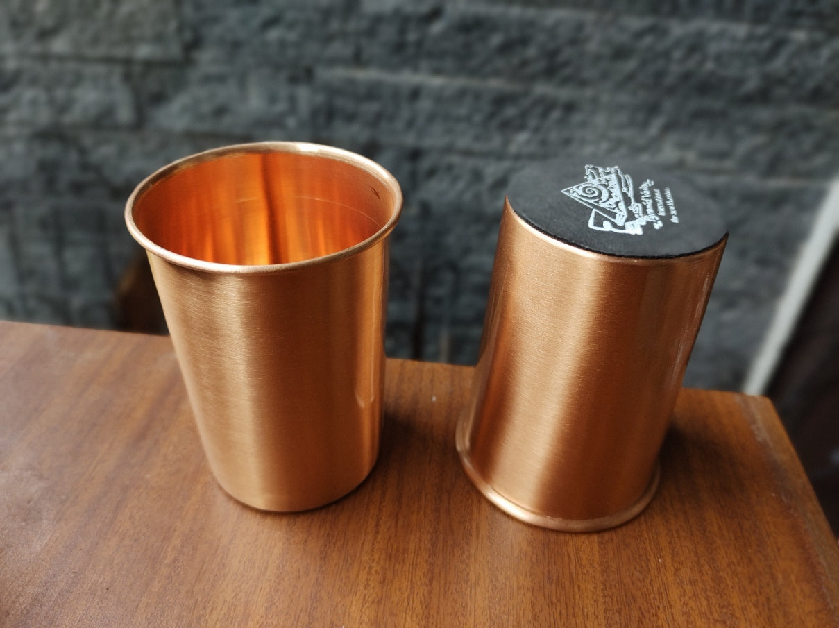 Copper Glasses (Set of 2) - 300ml