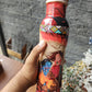 Copper Bottle - With Radha Krishna Print