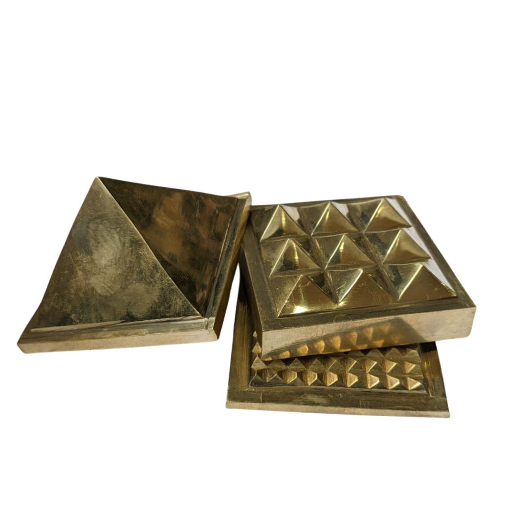 Brass Pyramid 3-inch