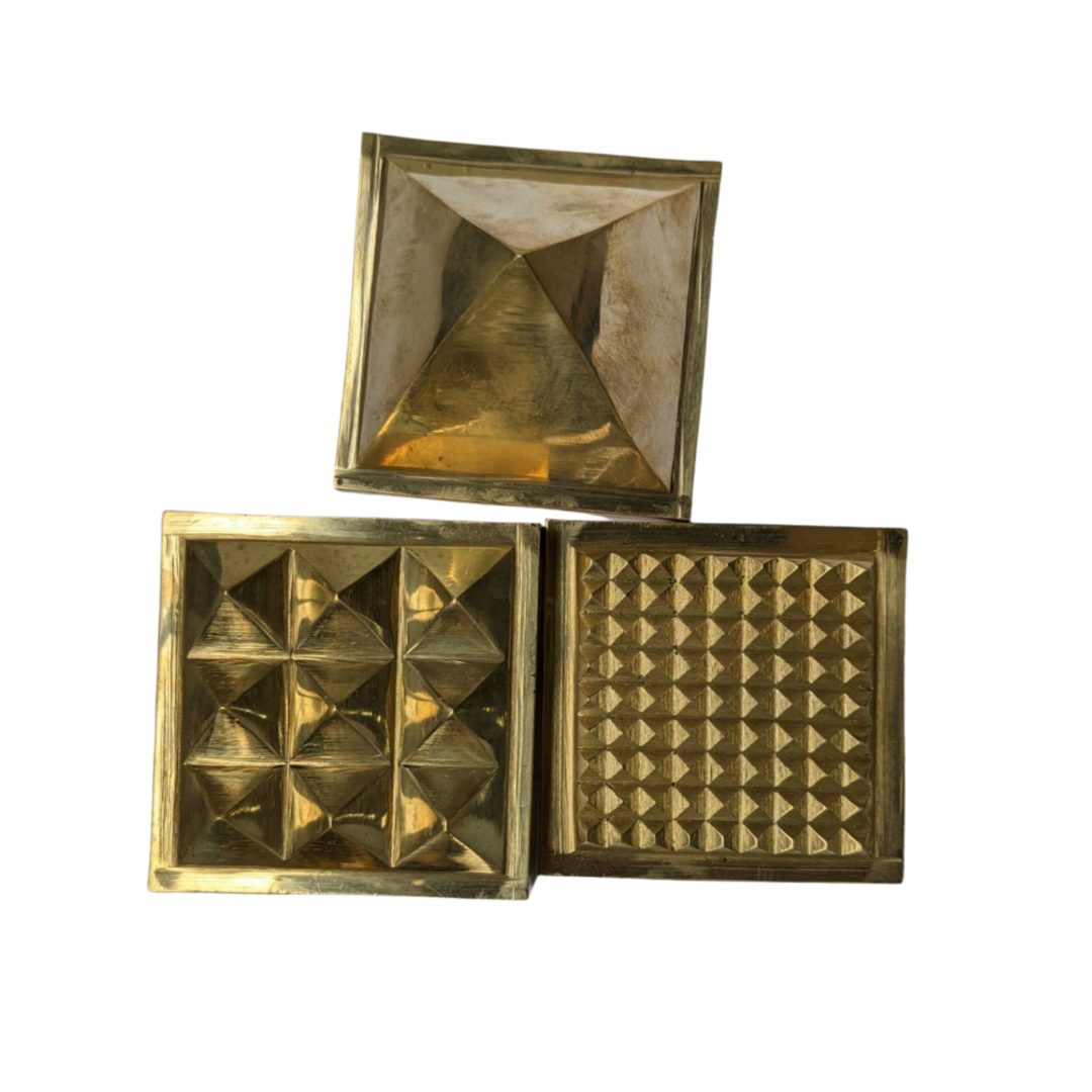 Brass Pyramid 3-inch